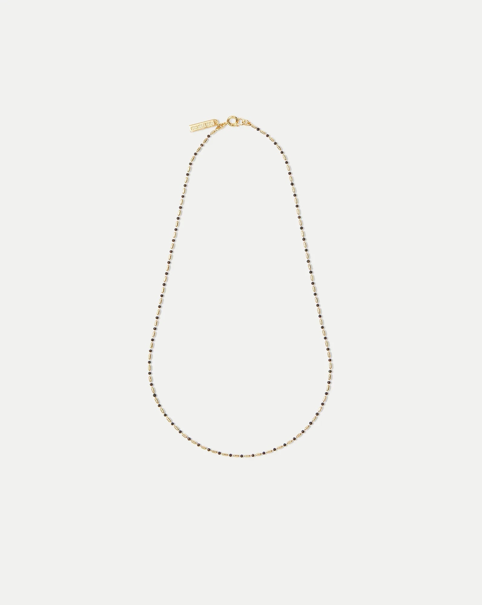 Enamel Bead Chain Necklace