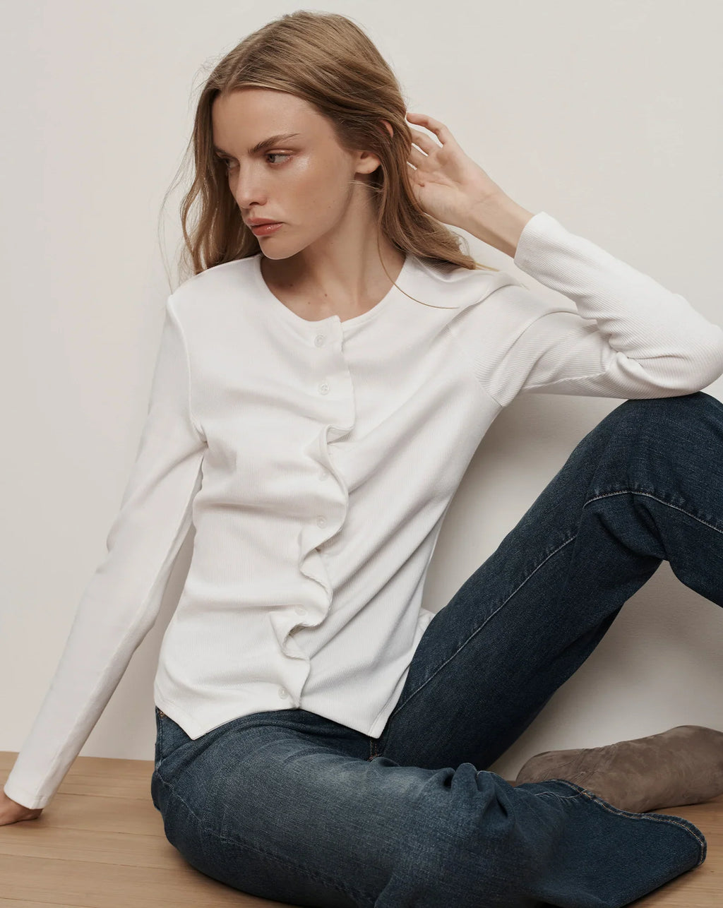 Jasminah Button-Front Top
