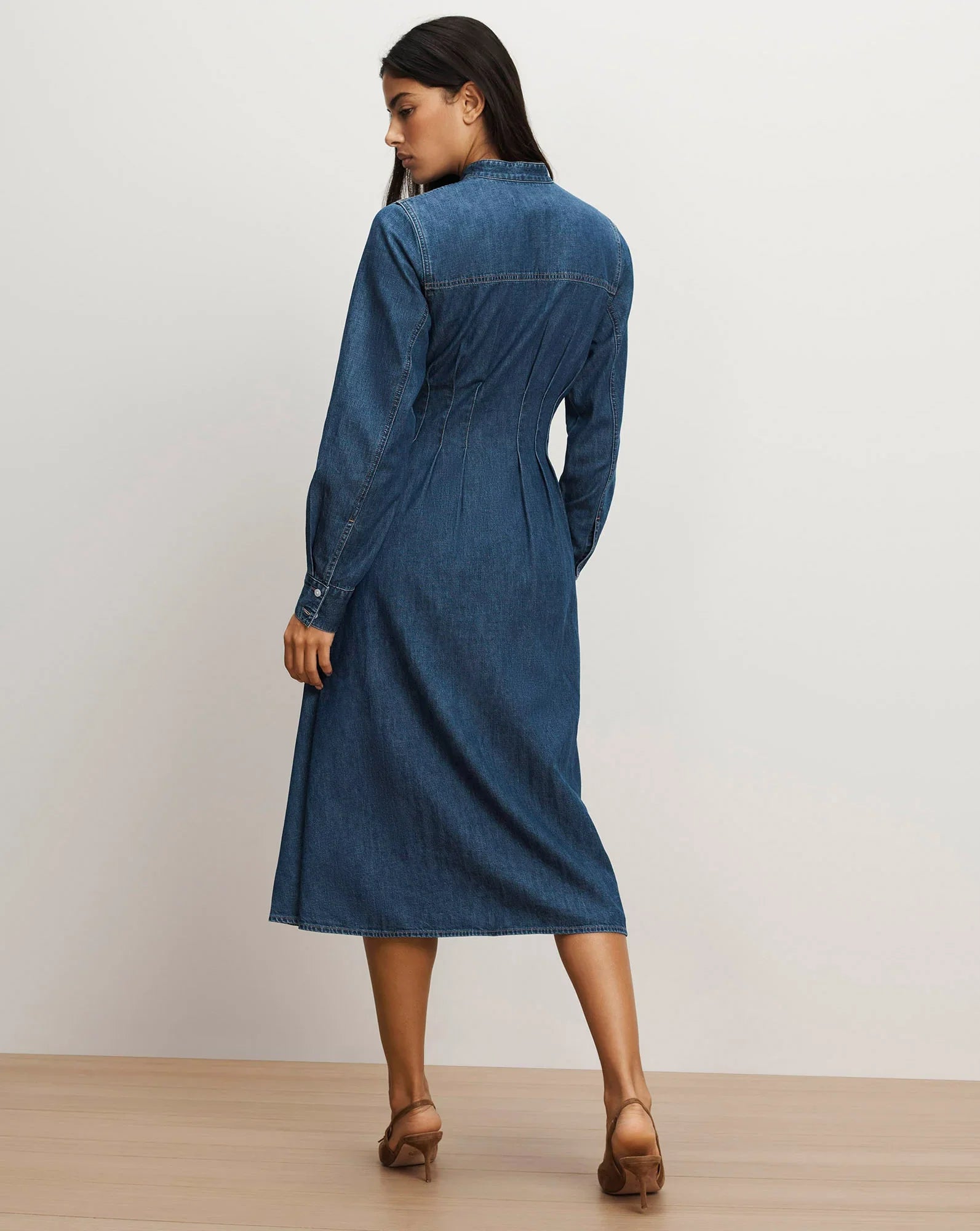 Arcadia Denim Shirtdress
