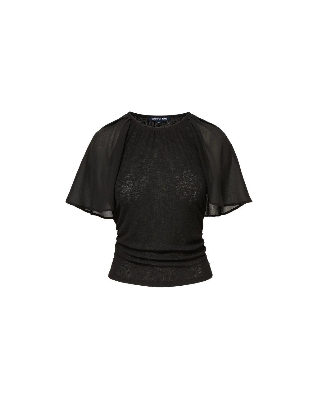 Arisa Chiffon-Sleeve T-Shirt