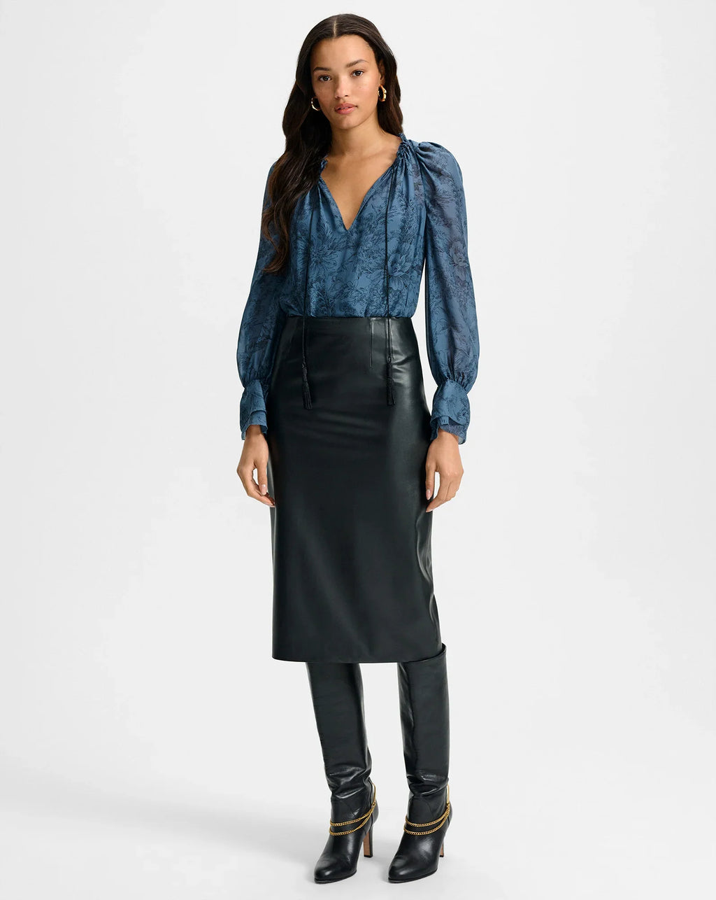 Holmes Midi Pencil Skirt