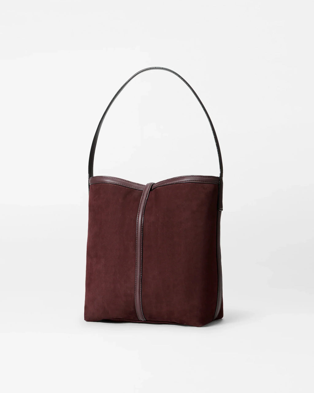 Wine Nubuck Small Astor Hobo
