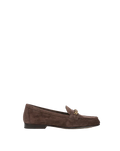 Penny Suede Chain-Link Loafer