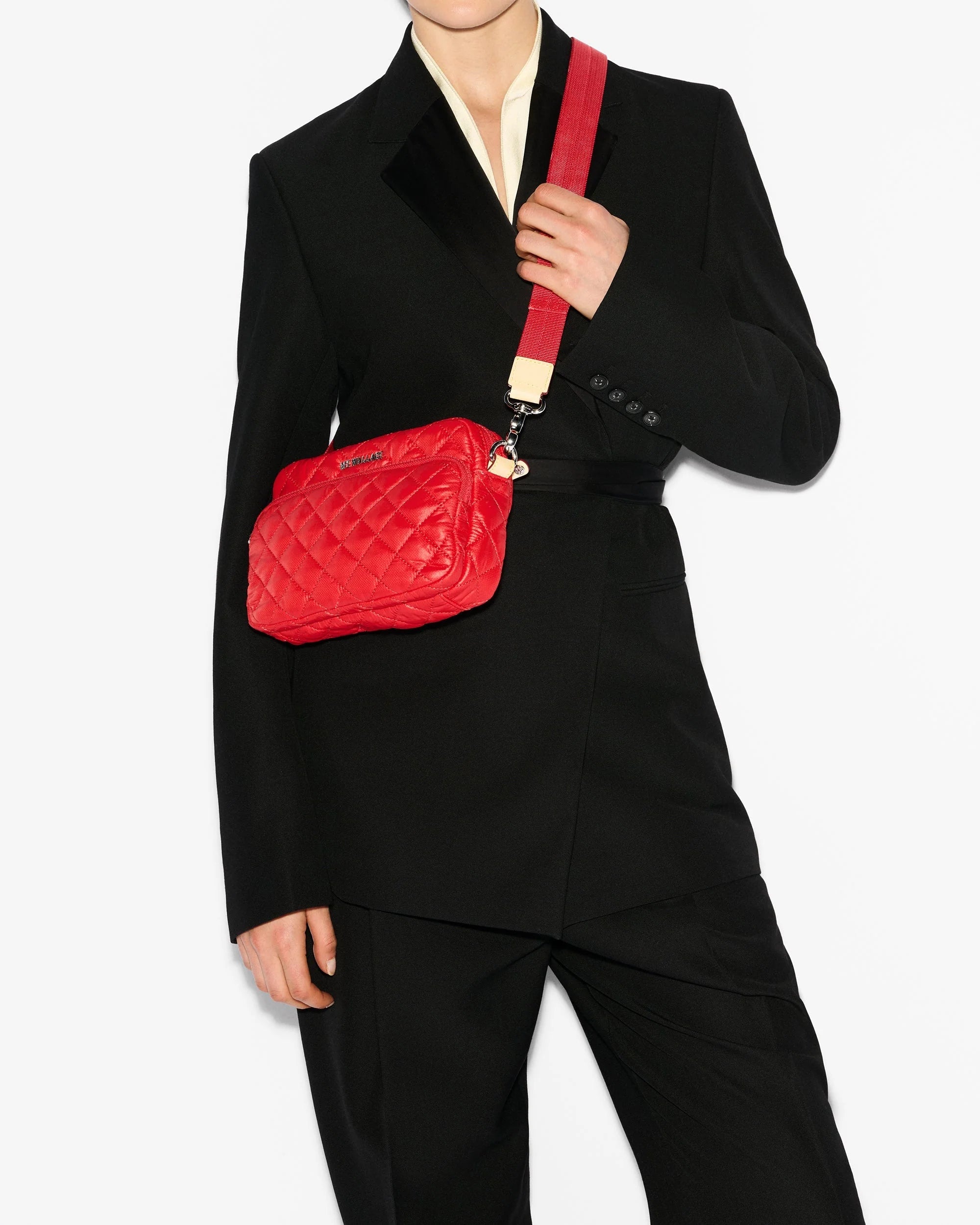 Bright Cherry Small Metro Camera Bag