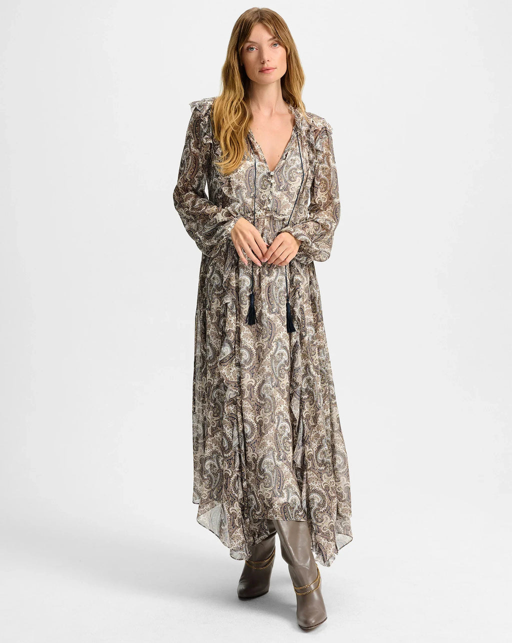 Lilith Silk Maxi Dress
