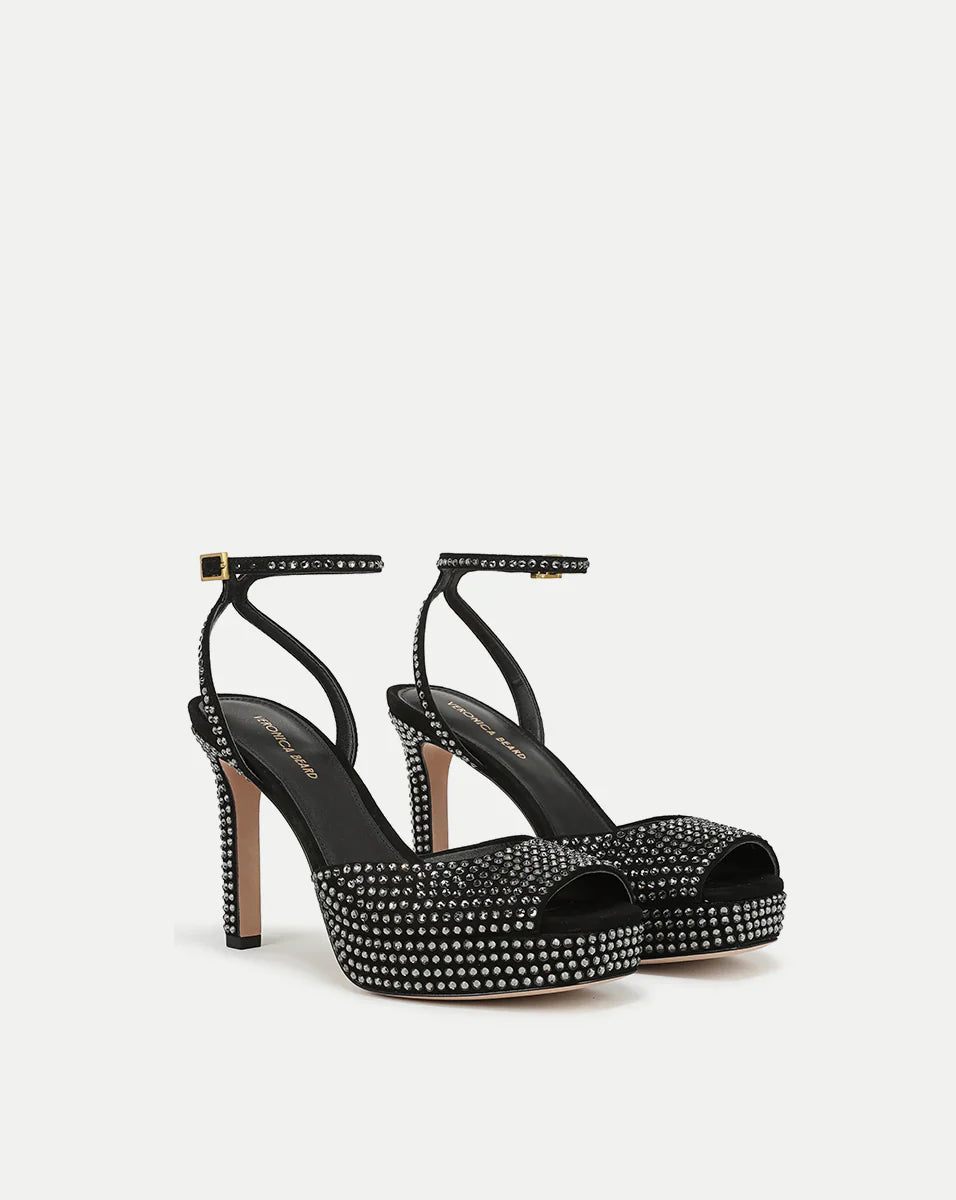 Brianne Crystal Platform Sandal
