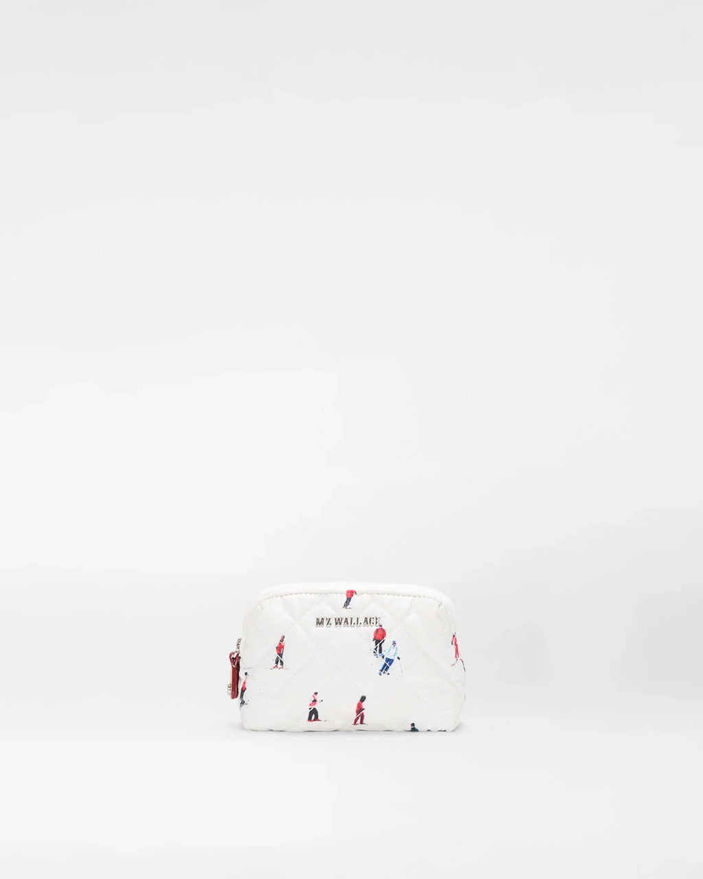Dede Ski Print Mini Double Zip Cosmetic