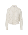 Aderes Eyelet Button-Down Shirt