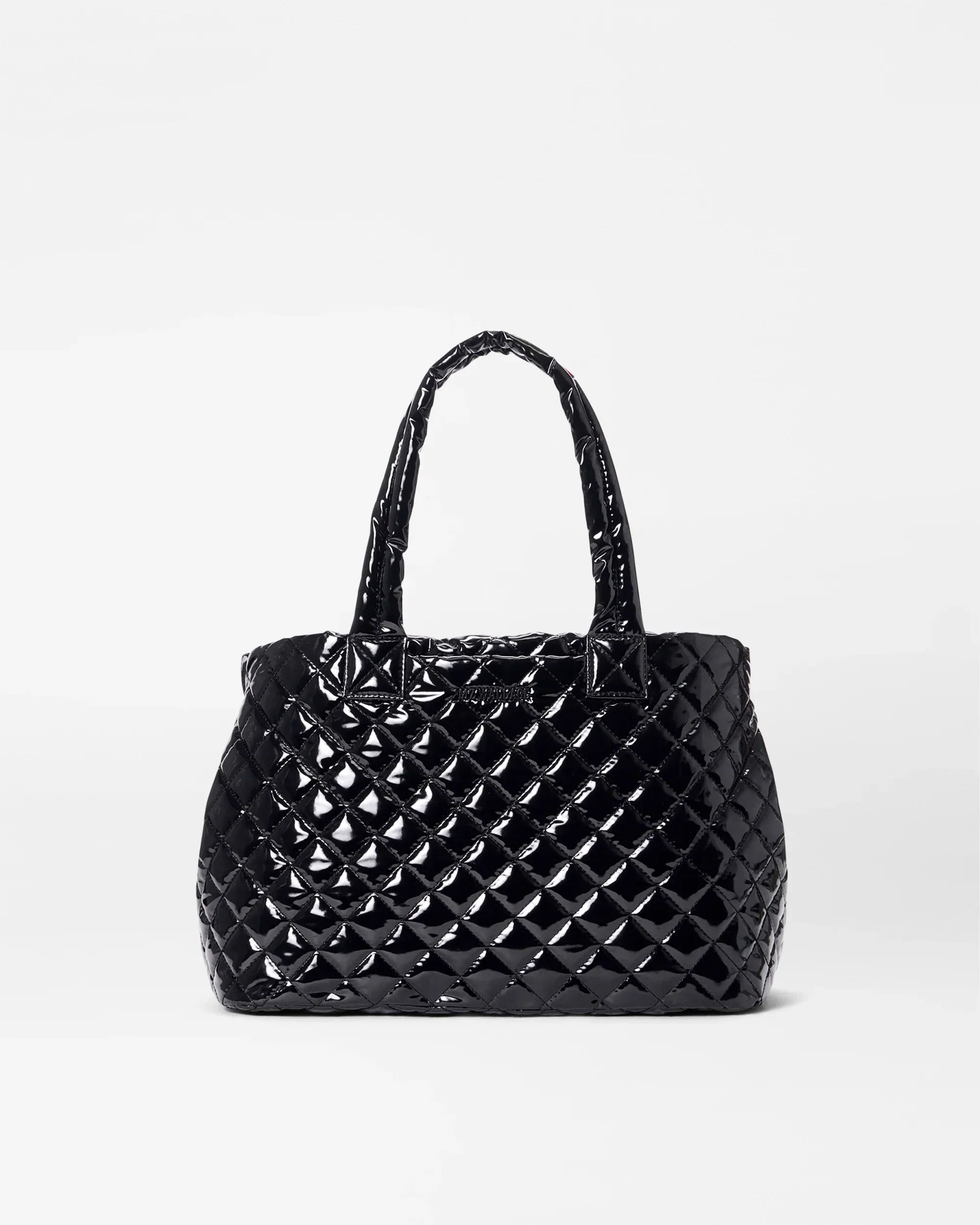 Black Lacquer Medium Metro City Tote