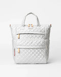 Oyster Metallic Medium Utility Backpack