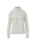 Saku Striped Button-Down Shirt