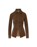 Wittaker Suede Button-Down Shirt