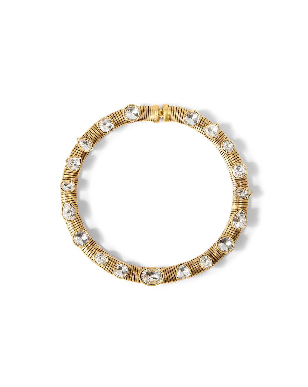 Crystal Tubogas Collar Necklace