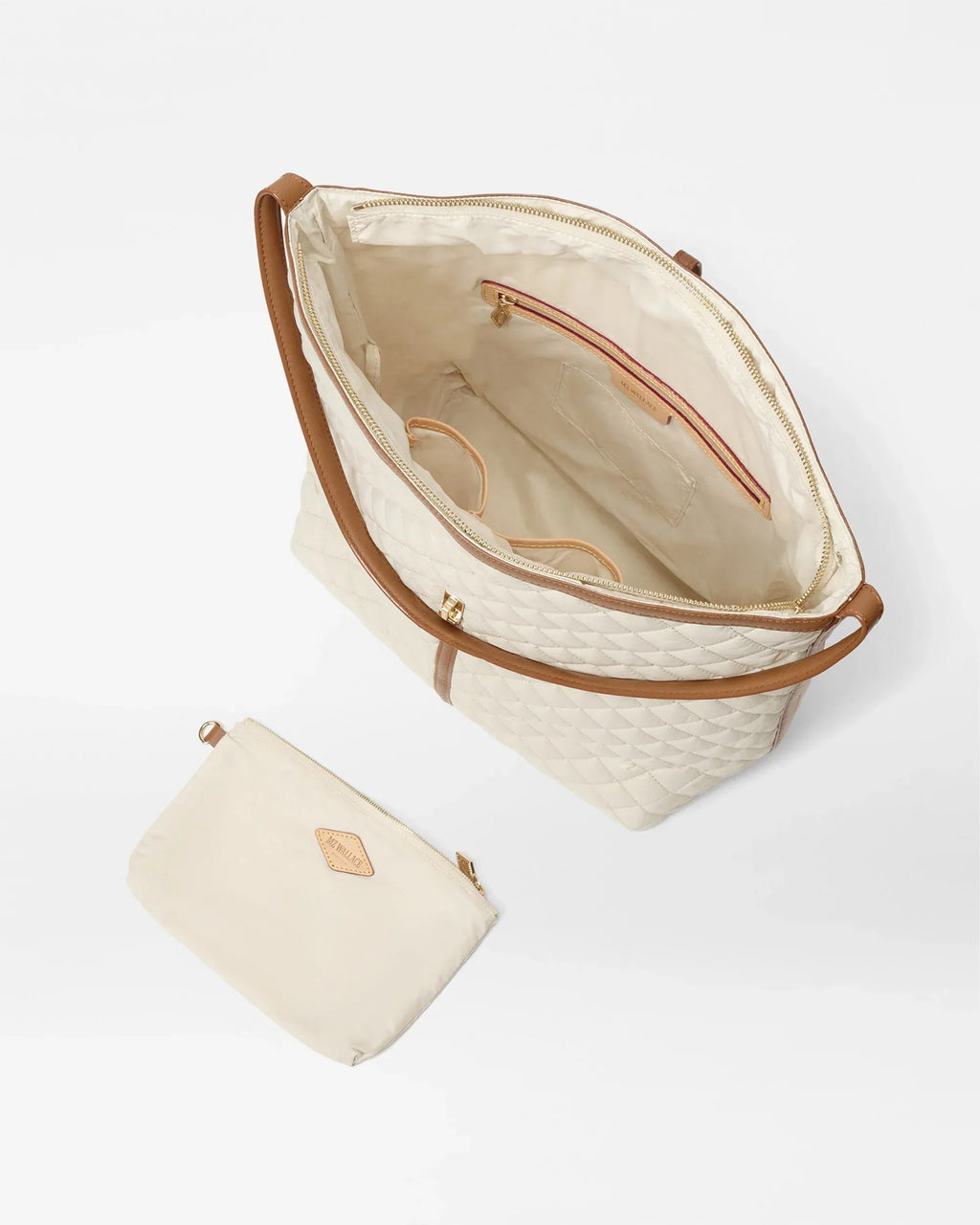 Sandshell with Brown Large Astor Hobo