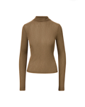 Wyeth Ribbed Turtleneck Top