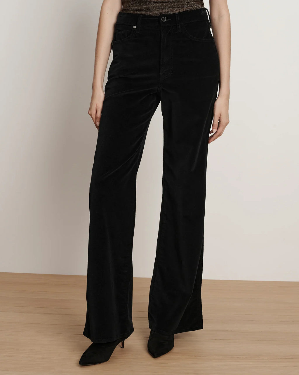 Taylor Velvet Wide-Leg Pant