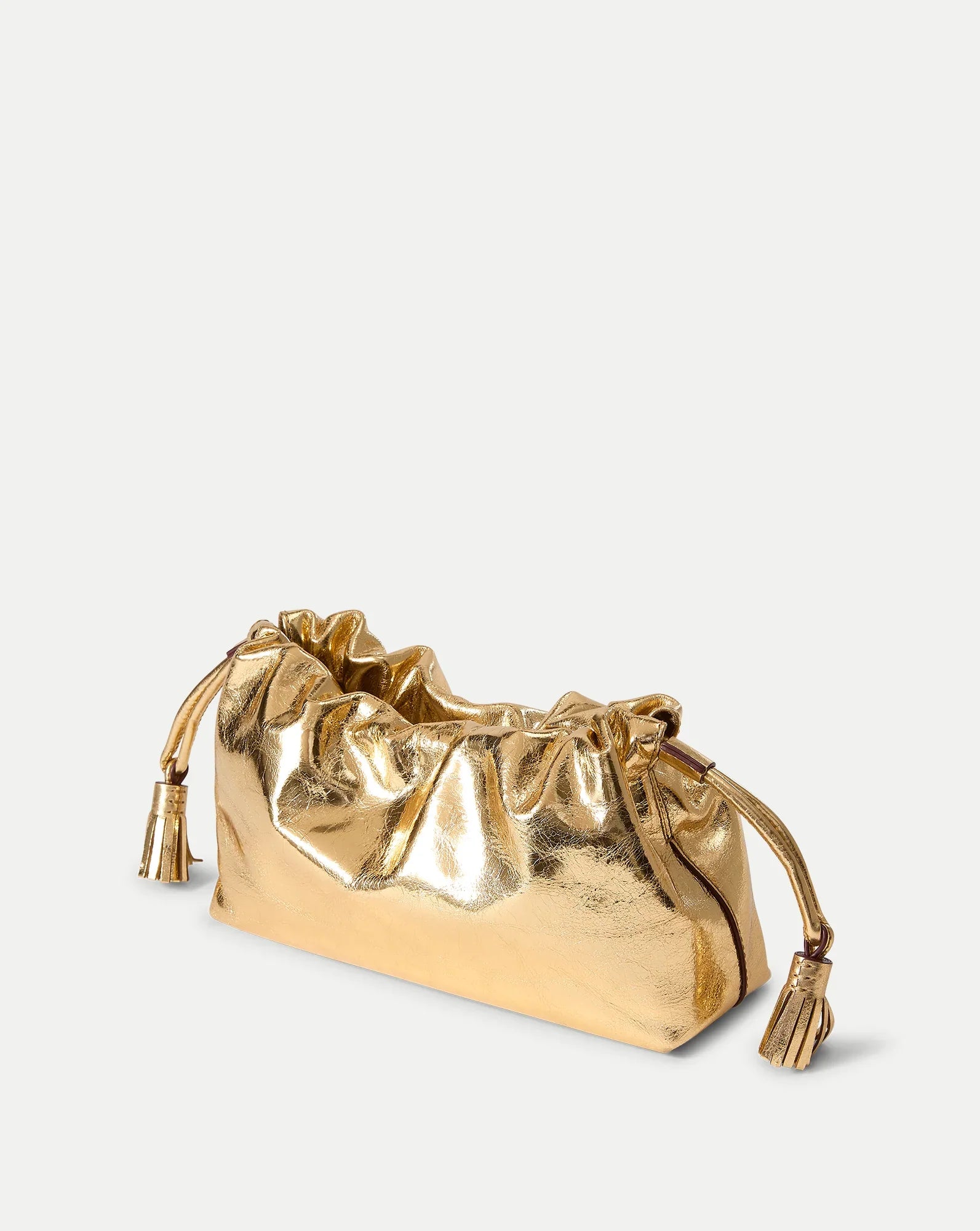 Small Metallic Veronica Beard Stash Bag