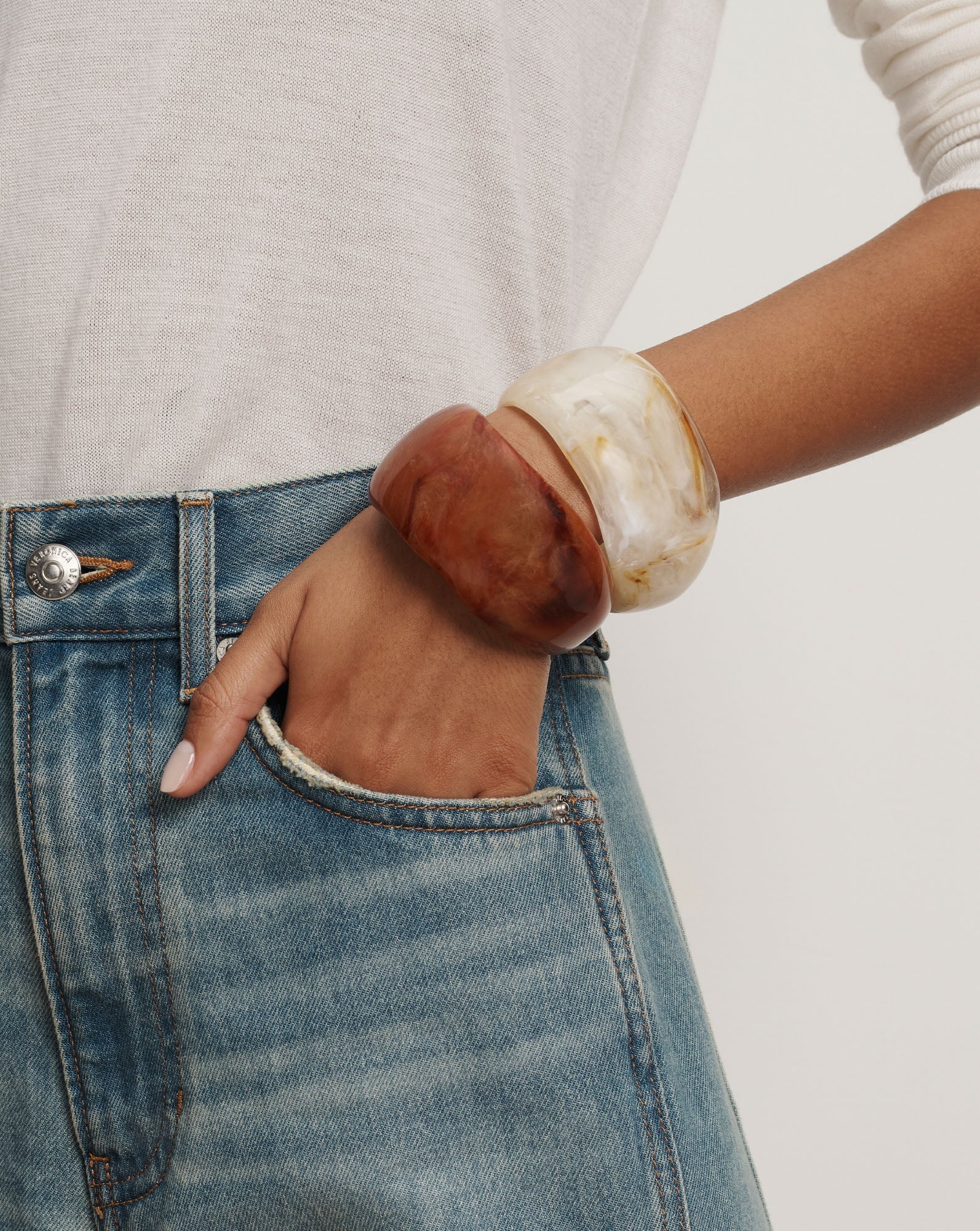 Marbled Resin Bangle