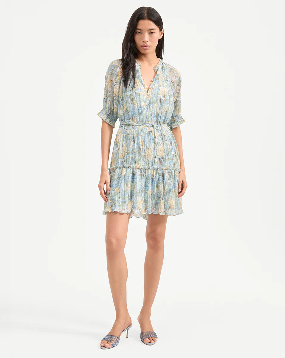 Dorrie Pleated Mini Dress