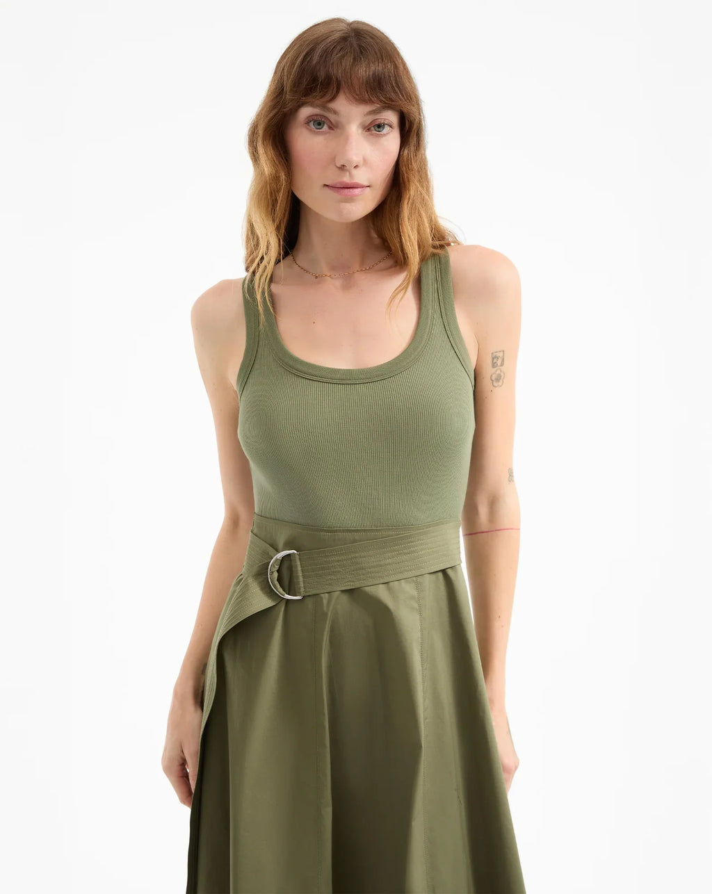 Ennis Belted Midi Dress