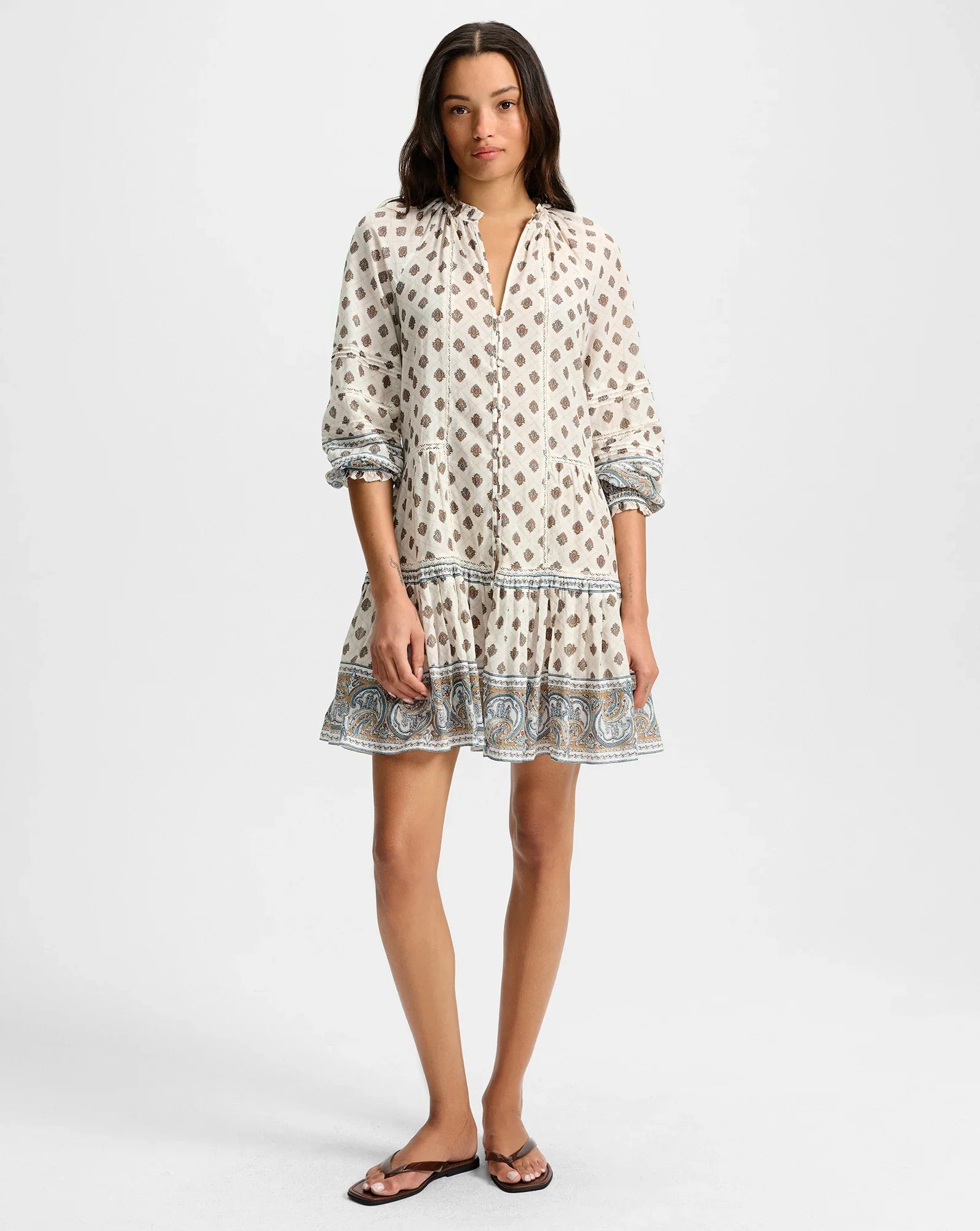 Belissa Paisley Mini Dress