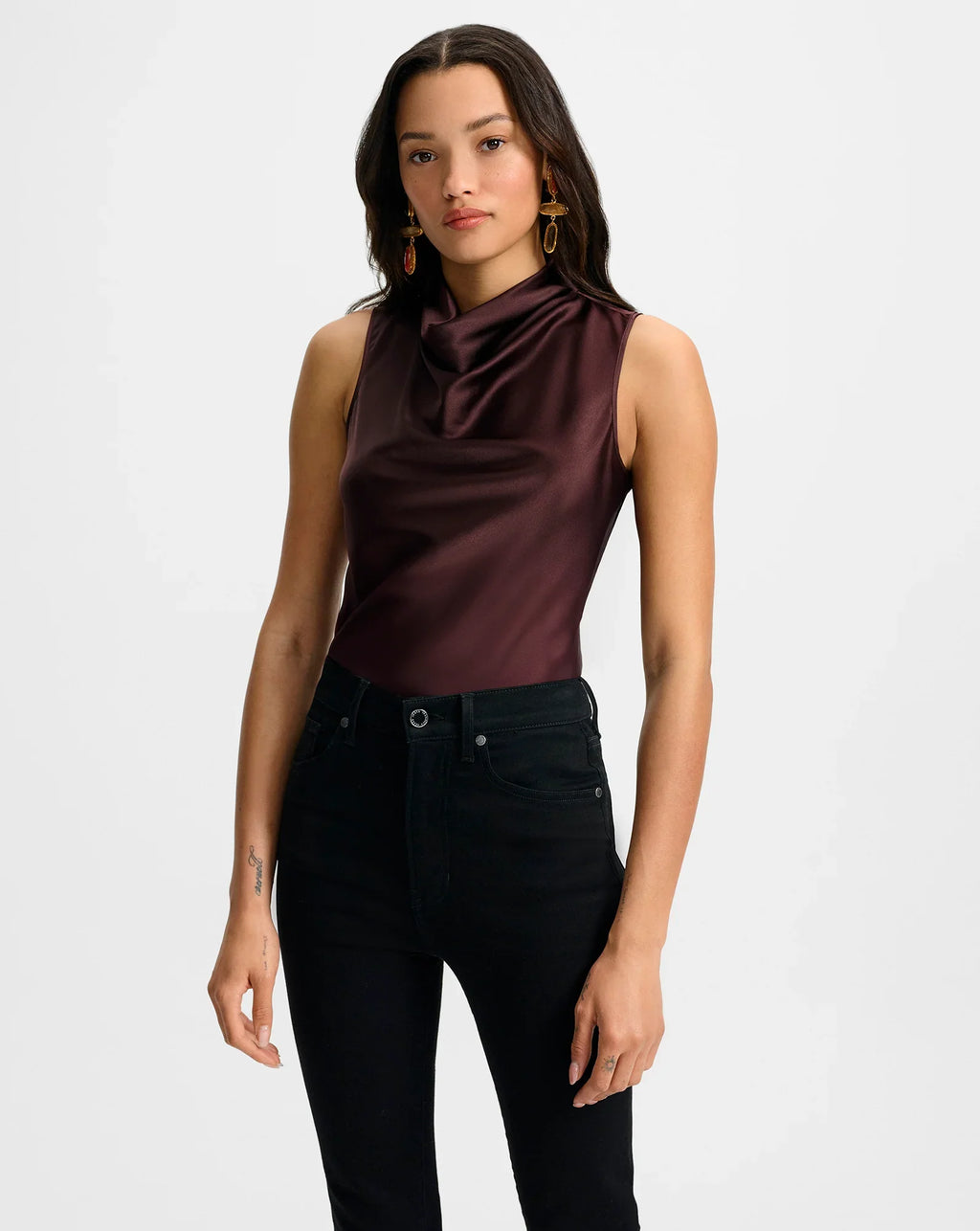 Tam Silk Sleeveless Top