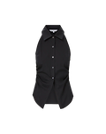 Regina Sleeveless Button-Down Shirt