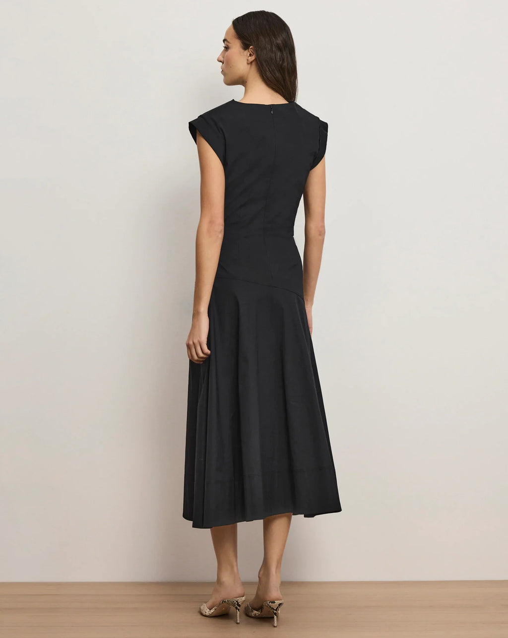 Lisette Cotton Poplin Midi Dress