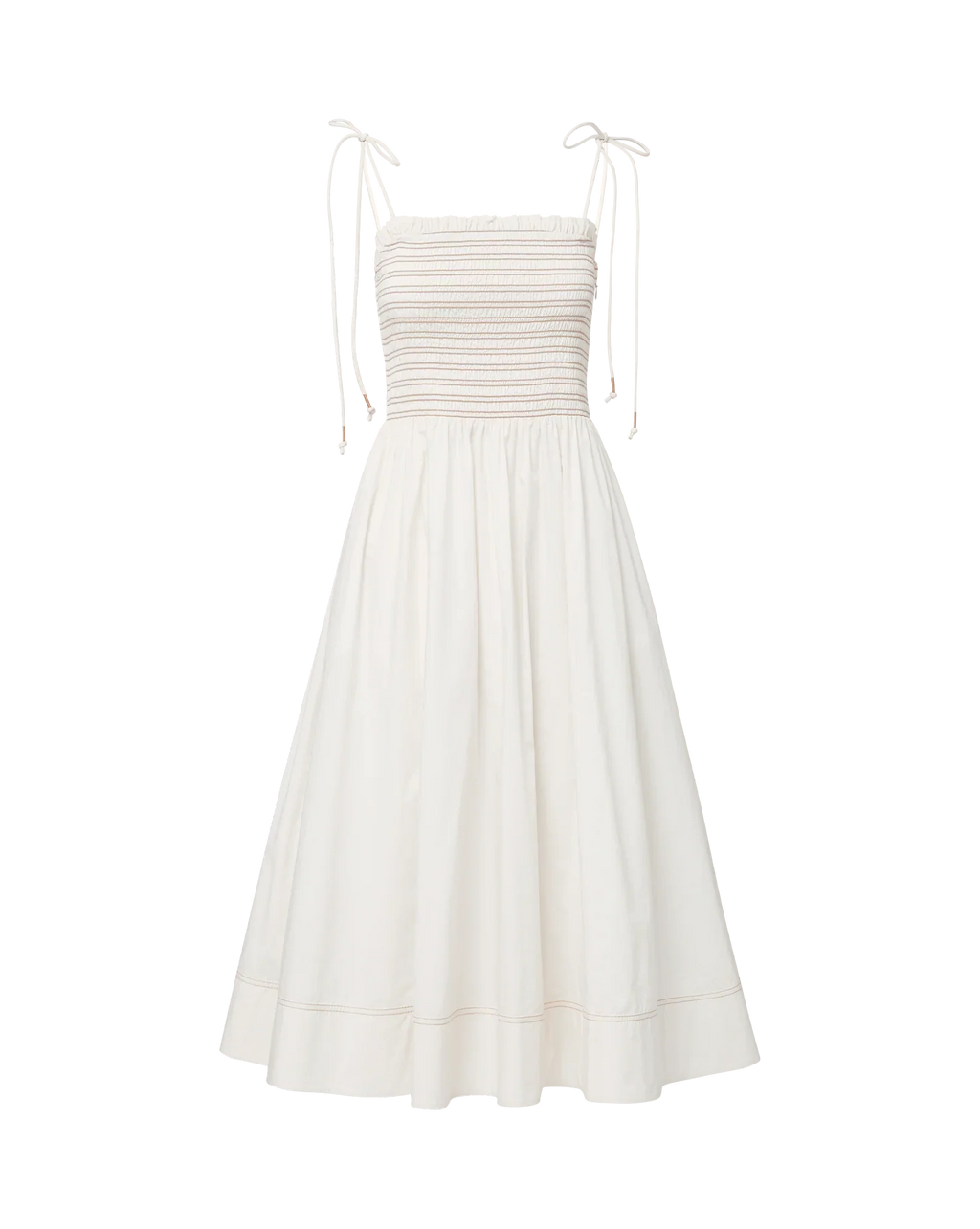 Kaela Smocked Midi Dress