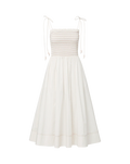 Kaela Smocked Midi Dress