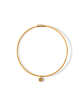 Yellow Cord Pendant Necklace