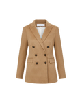 Ellette Italian Camel Hair Dickey Jacket