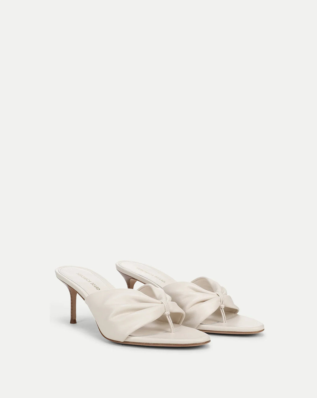 Tullia Leather Mid-Heel Sandal