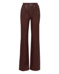 Crosbie Coated Slim Wide-Leg Jean