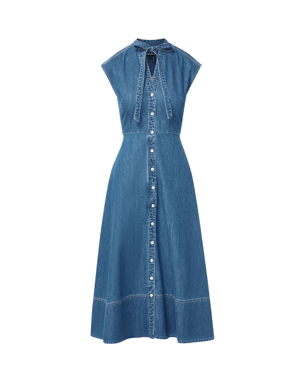 Honora Denim Midi Shirtdress