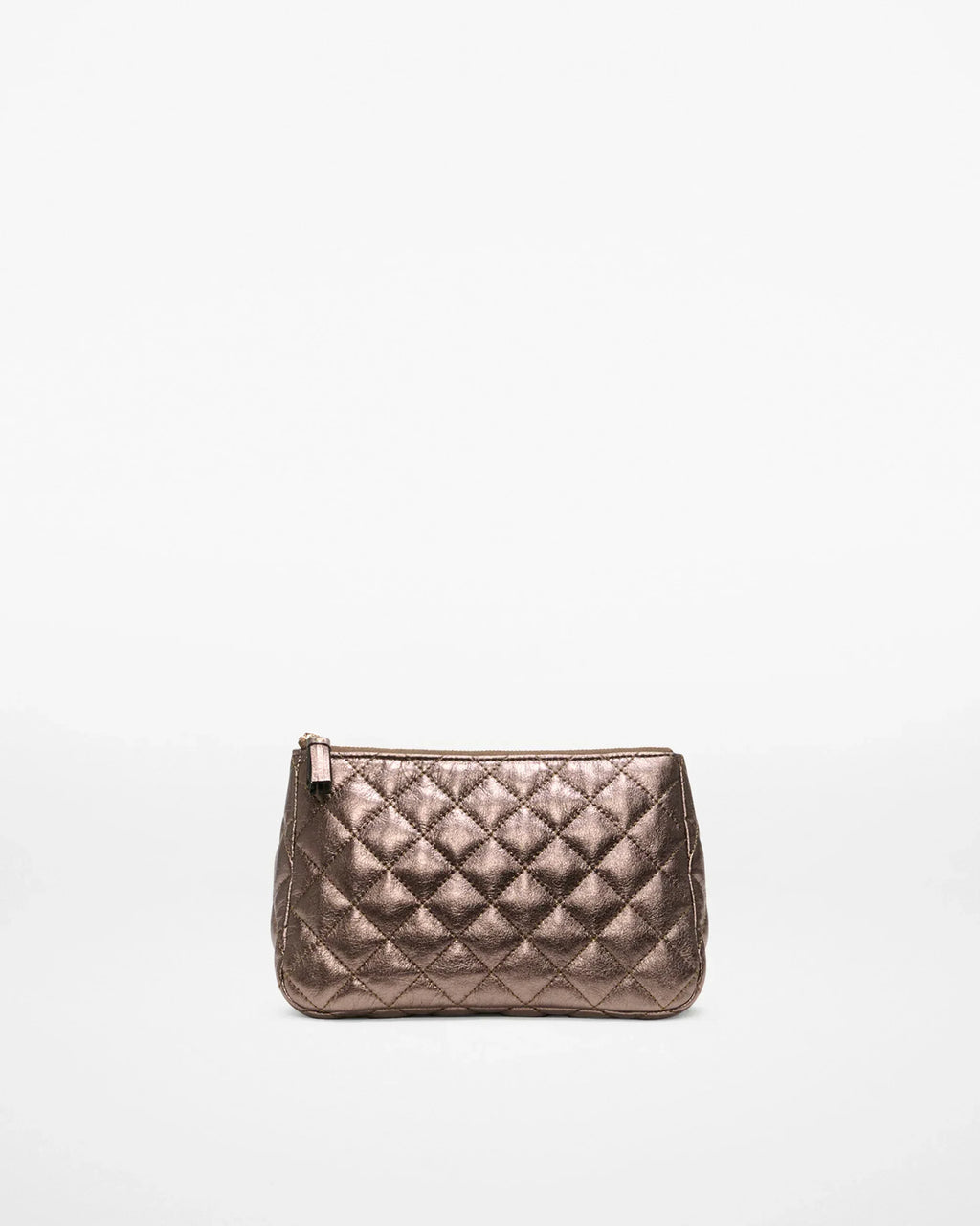 Espresso Metallic Leather Medium Luna Cosmetic