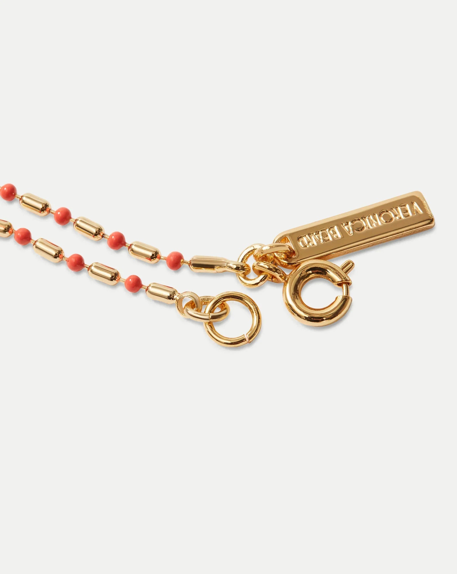 Enamel Bead Chain Necklace