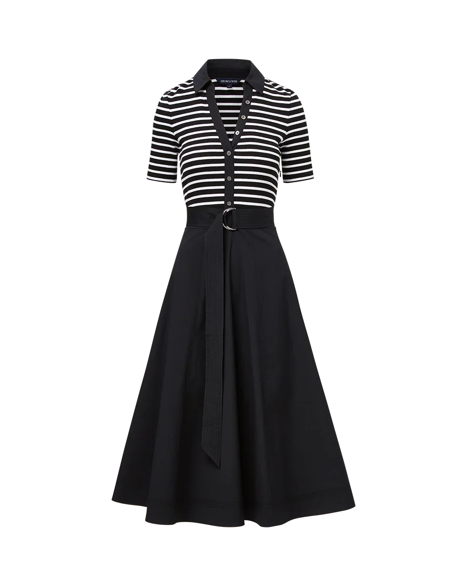 Delise Mixed Media Dress