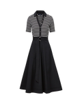 Delise Mixed Media Dress