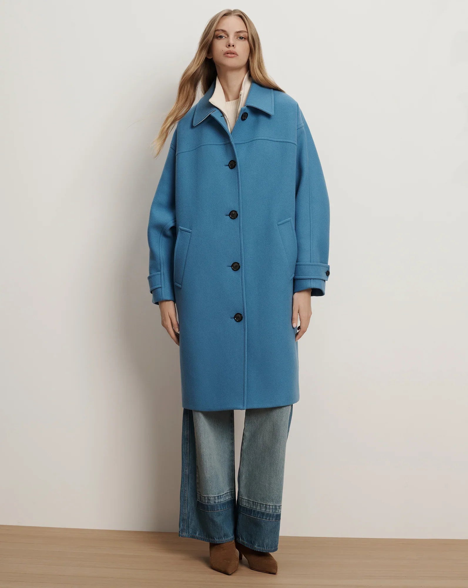Laurent Cocoon Dickey Coat