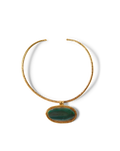 Dakota Green Agate Necklace