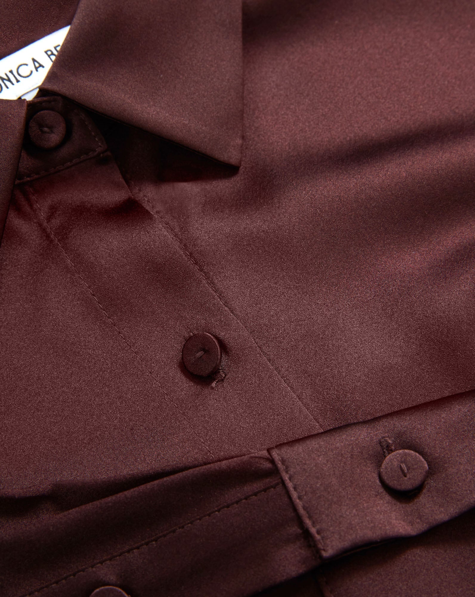 Monique Silk Button-Down Shirt