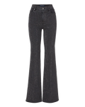Crosbie Rhinestone Slim Wide-Leg Jean