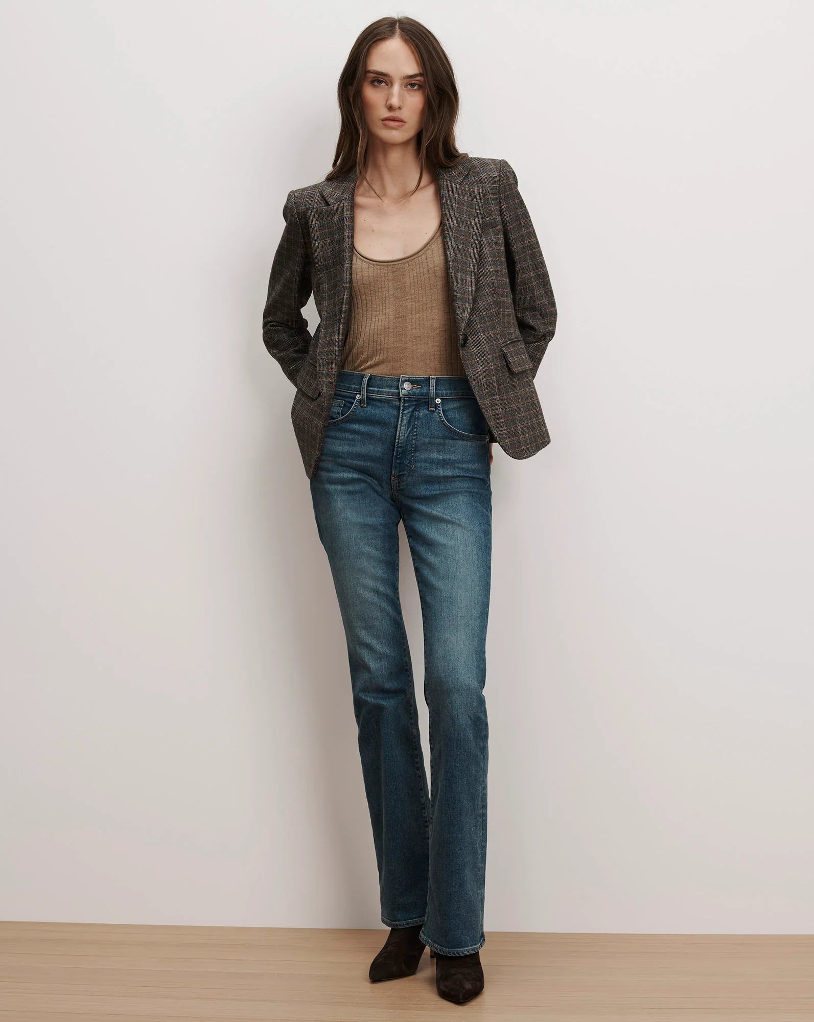 Tyra Plaid Dickey Jacket