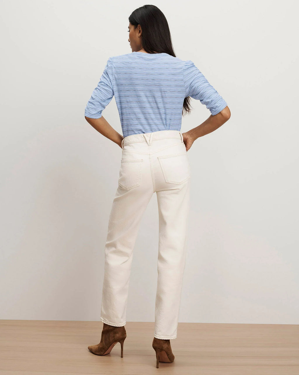 Waldorf Ruched-Sleeve T-Shirt