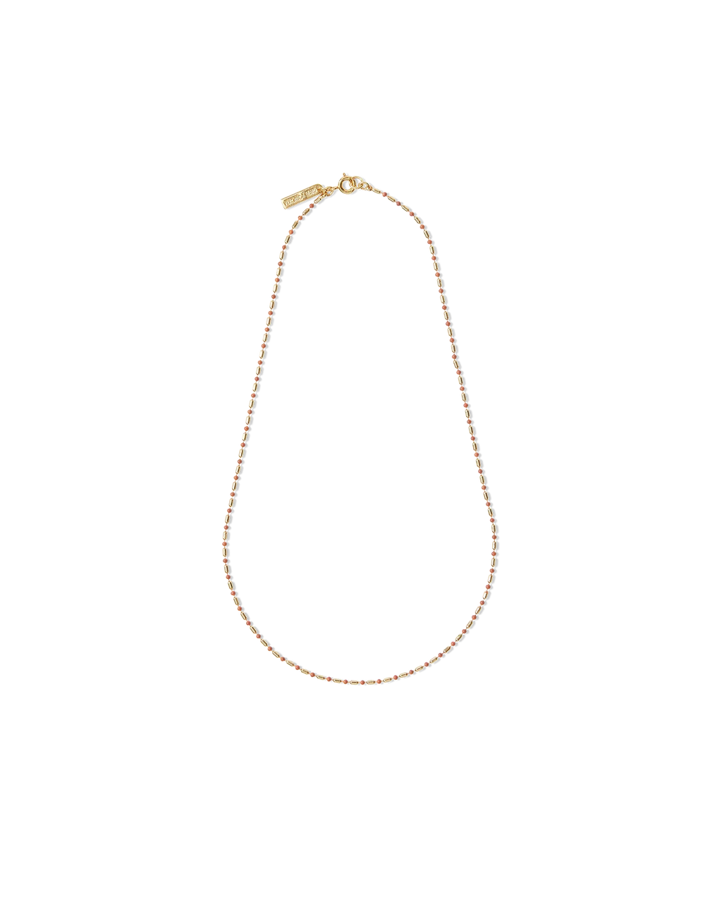 Enamel Bead Chain Necklace