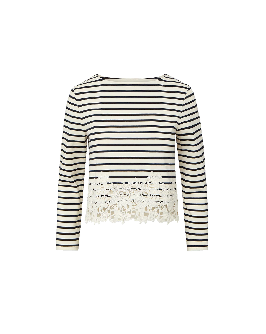 Hovey Striped Lace T-Shirt