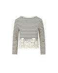 Hovey Striped Lace T-Shirt