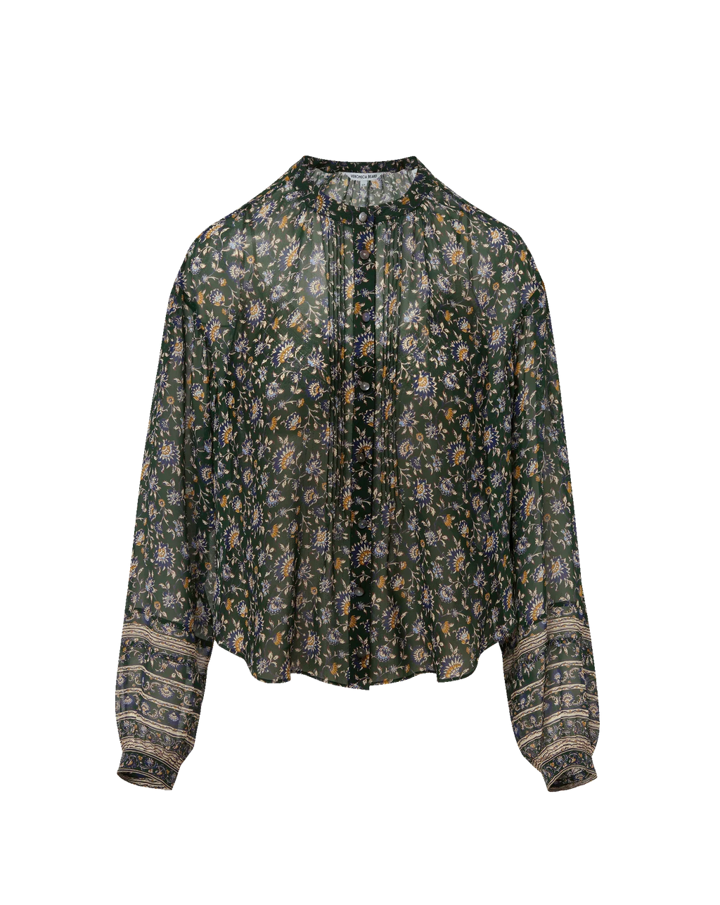 Lollie Floral Button-Down Blouse