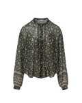 Lollie Floral Button-Down Blouse
